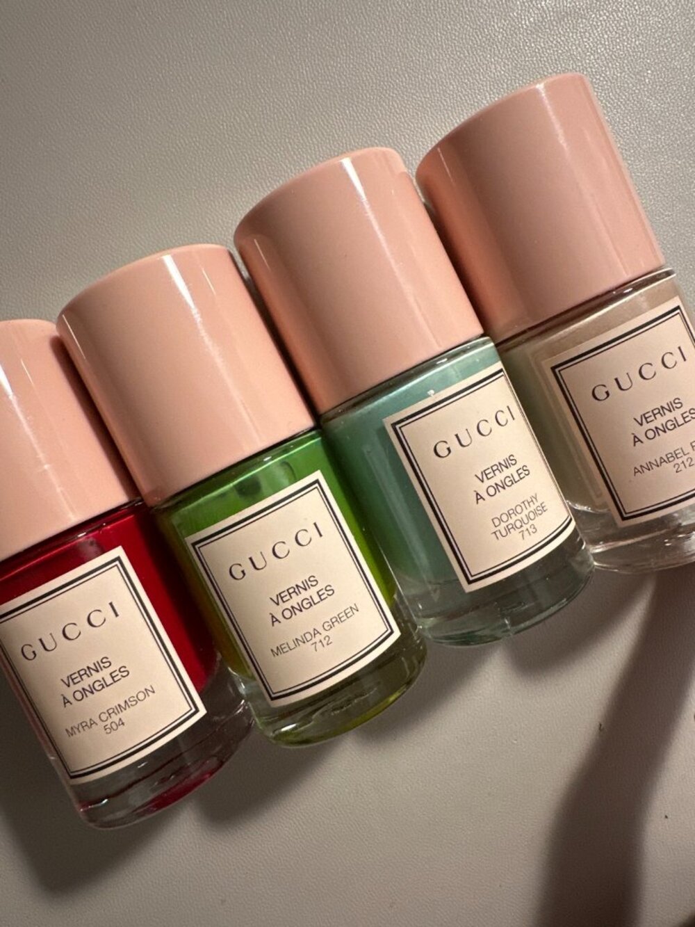 Gucci Vernis a Ongles Nail Polish Set of 4